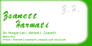 zsanett harmati business card